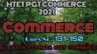 HTET PGT COMMERCE 2021/HTET PGT COMMERCE PREVIOUS YEAR PAPER/COMMERCE  MCQs/COMMERCE SCREENING MCQs