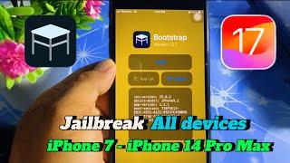 Jailbreak all devices (Bootstrap) iOS 15.0 - iOS 17.0 not use Computer on iPhone 7 - 14 Pro Max