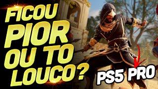 COMO FICOU ASSASSIN'S CREED MIRAGE NO PS5 PRO? NOTOU ALGUMA MUDANÇA AQUI?