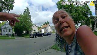 Unruly Woman Causes Problems Early Morning With Her Neighbor