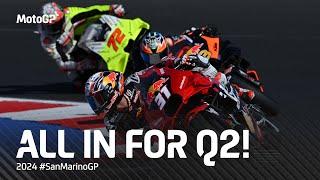 The red hot last 5 mins of MotoGP™ Practice  | 2024 #SanMarinoGP