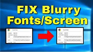 Blurry Fonts Windows 11 - Blurry Screen  Windows 11