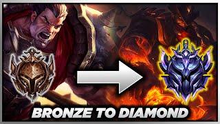 Unranked to Diamond - How to get HIGH ELO as DARIUS - #1 [Bronze-Silver]