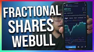 How to BUY Fractional Shares on Webull (and SELL partial shares)