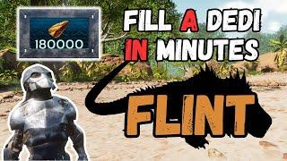 ASA - FASTEST Way To Farm Flint - Farm Like Alpha Tribes! (ARK: Survival Ascended) 4K