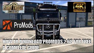 HOW TO FREE DOWNLOAD AND INSTALL PROMODS || EURO TRUCK SIMULATOR 2 V1.49