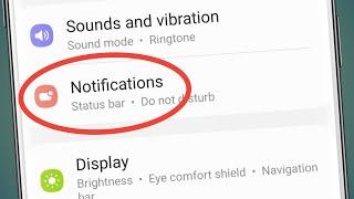 Samsung Mobile Full Notification Setting | On And Off App Notification Hide Content