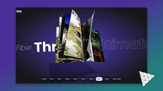 Build a 3D Book Slider Landing Page with Three.js & React