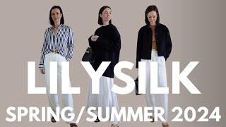 Reviewing & styling items from LilySilk's Spring/Summer, 2024 collection...