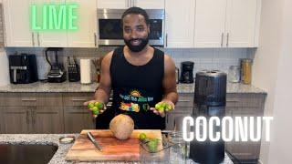 Juicing For Beginners | Lime ‍🟩 & Coconut  