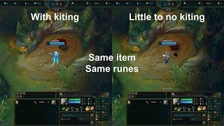 Kiting vs No Kiting jungle clear - How big is the difference? (2022)