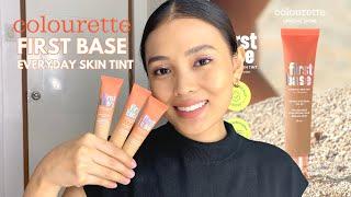 NEW Colourette First Base Skin Tint // Review and Swatches 