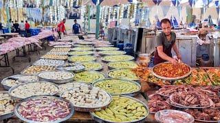 من أكبر واشيك فرح فى مصر  ١٢ دبيحة و ٢٠ خروف مش معقول كمية الاكل والنااسالجزء ٢