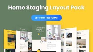 Get a FREE Home Staging Layout Pack for Divi