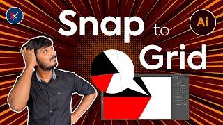 How to snap to grid in illustrator | Align to Pixel Grid | 2X Designer