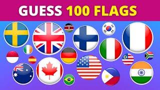 Guess 100 Flags Of The World Challenge