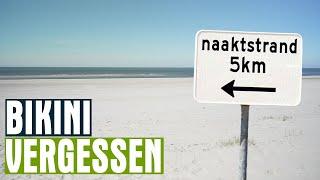 Erstes Minicamping und Anbaden am FKK Strand in Holland