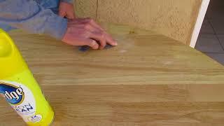 how to get water marks out of furniture