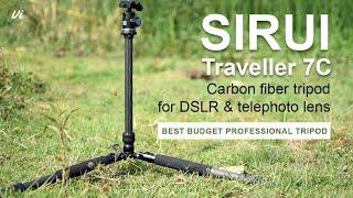 Best budget carbon fiber tripod in 2020 | Sirui traveller 7c | Unboxing and review
