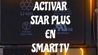 COMO INICIAR SESION EN STAR  PLUS EN SMART TV