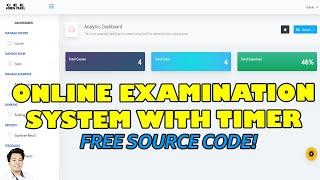 Online Examination System With Timer using PHP MySQL | Free Source Code Download