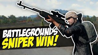 SNIPER WIN - Battlegrounds (PUBG)