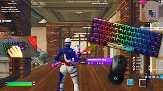 HyperX Alloy Origins 60 Chill  Keyboard & Mouse Sounds ASMR  Fortnite Titled Towers Gameplay