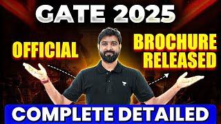 GATE 2025 Official Brochure Released | GATE 2025 Big Update