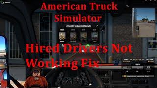 American Truck Simulator MP - Fix for Hired Drivers Not Working