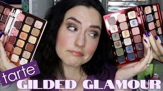 NEW Tarte Holiday 2022 Palettes | Gilded Glamour Palettes Swatches, Tutorial + Review