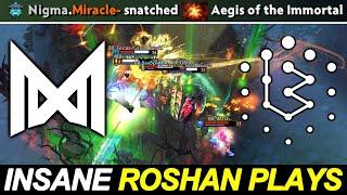 MIRACLE Insane Roshan Plays — NIGMA vs BRAME