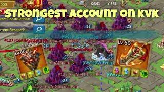 Lords Mobile - Big online targets on KVK. 2,6m rally. Mix and blasts from full emperor account