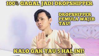 JANGAN MENJADI DROPSHIPPER JIKA BELUM TAU INI! 5 Hal Wajib Yang Harus Dilakukan Dropshipper Pemula