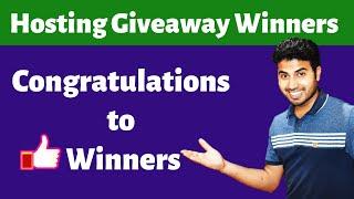 Hosting Giveaway Winners | Congratulations | Rank Math SEO Plugin Video  - Okey Ravi