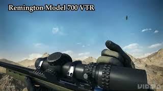 Remington model 700 VTR sniper rifle sound effect