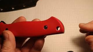 n. c. custom pride limited red G10, D2 steel