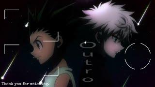 Hunter X hunter : outro template no text #HunterXhunter #Animento