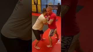 Self defense from a shirt grab! / BJJ in action