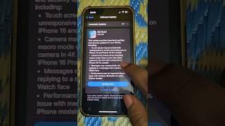 iOS 18.0.1 Update for iPhone 13 