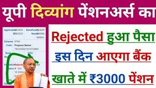 UP दिव्यांग पेंशन कब आएगी 2024 | जुलाई अगस्त सितंबर 2024 | Divyang Pension | Pensions |Viklang |