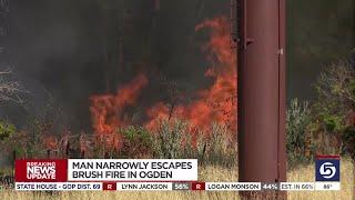 Brush fires burn in Ogden, Salt Lake City