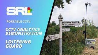 Loitering Guard Analytics Demonstration | Portable CCTV | SRL Traffic Systems