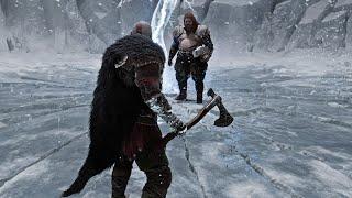God of War Ragnarok - Cloaked Kratos vs Thor - GMGOW: No Damage Immersive HUD Gameplay (PS5)