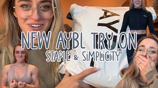 AYBL Try-on haul! Honest review of the new year gymwear releases. STAPLE & SIMPLICITY.