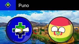 Departamentos del Peru be like: (con countryballs)