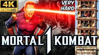 MK1 *HOMELANDER* VERY HARD KLASSIC TOWER GAMEPLAY!! (DARRIUS AS KAMEO) 4K 60 FPS NO MATCHES LOST!!