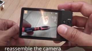 How to fix a broken digital camera display