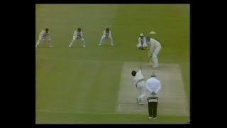 CHETAN SHARMA v DEREK PRINGLE ENGLAND v INDIA 1st TEST MATCH DAY 2 LORD'S JUNE 6 1986 BRIAN JOHNSTON