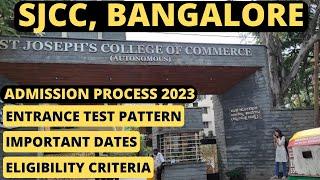 St. Joseph's College of Commerce - Admission Forms 2023, Exam Pattern, Fees etc