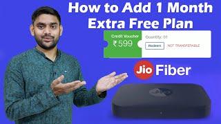 How to Redeem 1 Month Extra Jio Fiber Plan Recharge Broadband | How to Add Refer Plan in Jio Fiber |